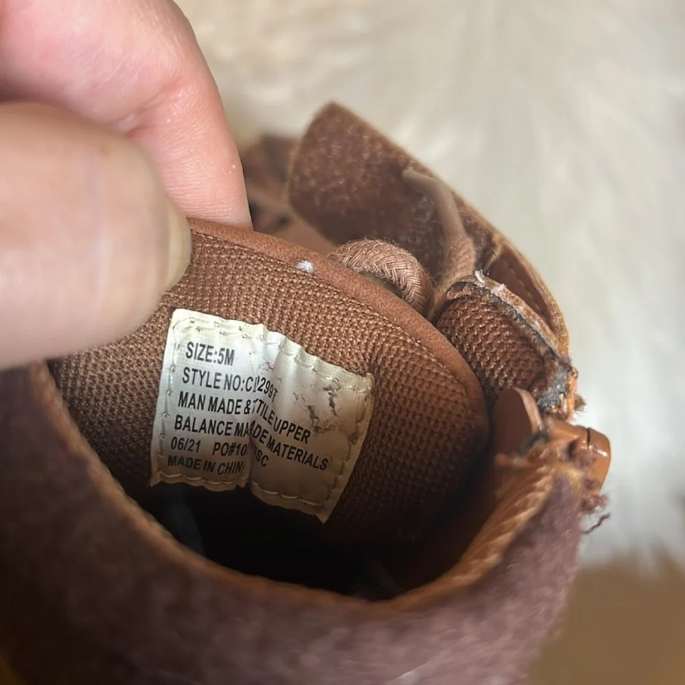 London Fog Brown Toddler Lace Boots